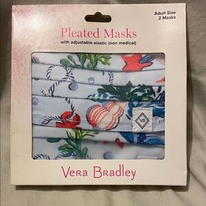 Vera Bradley Anchors Aweigh Pleated Face Masks